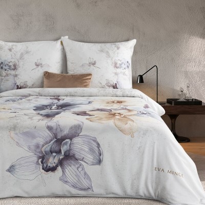 Pościel 160x200 Daria makosatyna Eva Minge kwiatowy delikatny Eurofirany