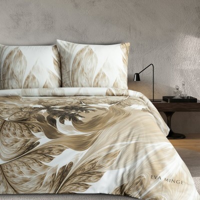 Pościel 160x200 Noah makosatyna Eva Minge abstrakcyjny złoty Eurofirany