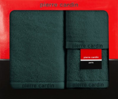Zestaw 3 ręczników Evi Butelkowy Zielony Pierre Cardin