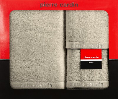Zestaw 3 ręczników Evi Jasnobeżowy Pierre Cardin