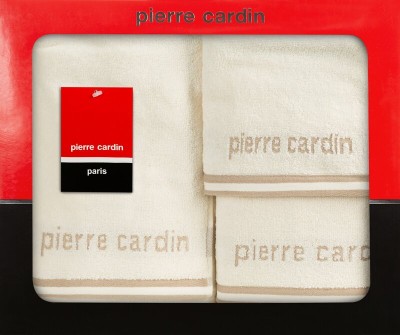 Zestaw 3 ręczników Rocco Kremowy Pierre Cardin