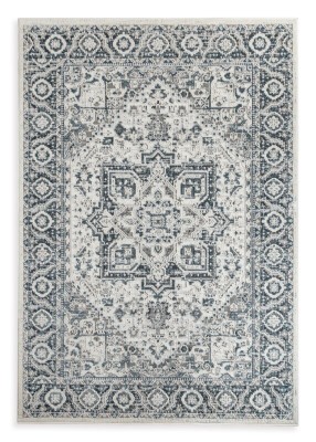 Dywan 120x170 Elora 2 niebieski orientalny vintage Eurofirany
