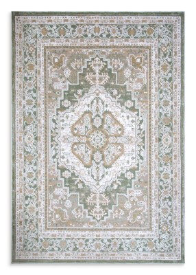 Dywan 80x150 Elora 4 oliwkowy orientalny vintage Eurofirany