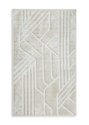 Dywan 50x80 Print 2 beżowy geometryczny Eurofirany