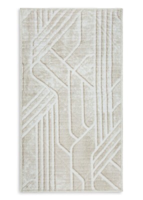 Dywan 80x140 Print 2 beżowy geometryczny Eurofirany