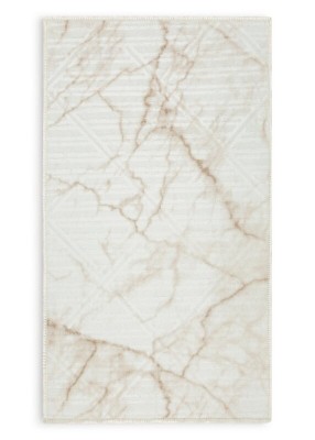 Dywan 80x140 Print 3 beżowy marmur Eurofirany