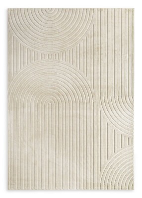 Dywan 200x290 Venus Boho 2 geometryczny 3D beżowy Eurofirany