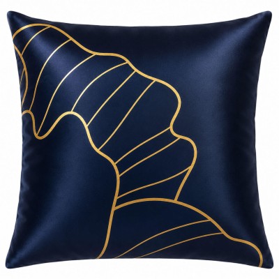 Poszewka 40x40 Prestige 25 Granatowy Złoty Kwiat Matex