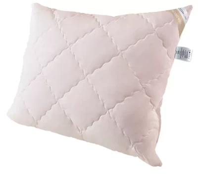 Poduszka 70x80 regulowana z zamkiem różowa Merino Wool Inter Widex