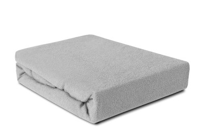 Prześcieradło Frotte 120x200 z gumką popielate Darymex