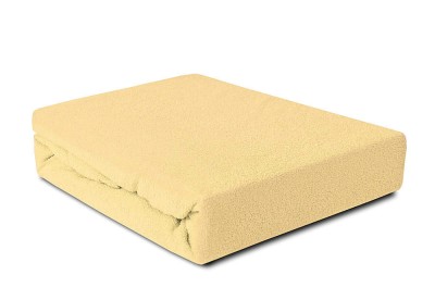 Prześcieradło Frotte 120x200 z gumką kremowe Darymex