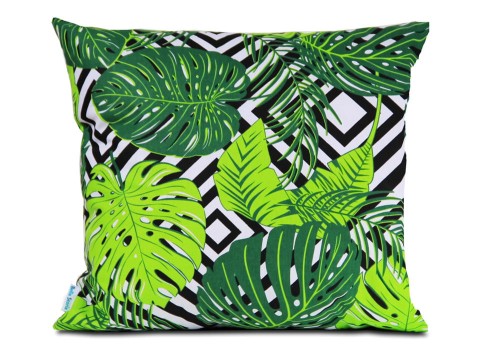 Poszewka dekoracyjna Urban Jungle zielone liście 50x50