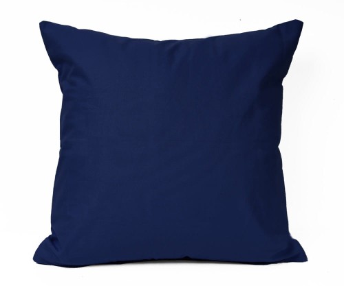 Poszewka bawełniana granatowa