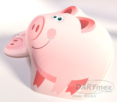 Poduszka przytulanka Pig 40x40 Darymex