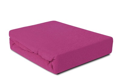 Prześcieradło Frotte 140x200 z gumką fuksja Darymex