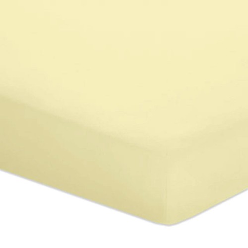 Prześcieradło Gold satynowe kremowe z gumką