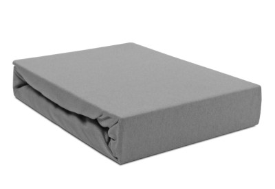 Prześcieradło Jersey 160x200 z gumką szare Darymex