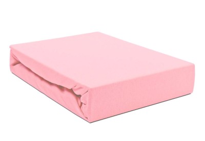 Prześcieradło Jersey 180x200 z gumką jasnoróżowe Darymex