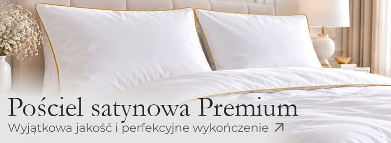 Pościel satynowa SATINELLA PREMIUM z ozdobną wypustką Bella Storia
